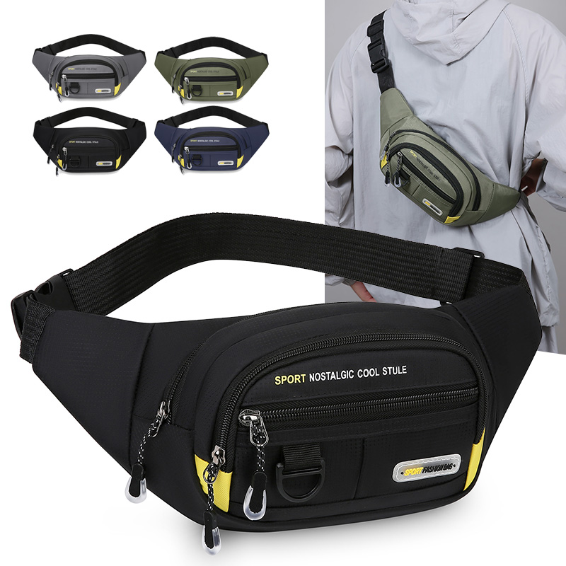 Running Gear Bag - Men's Large Capacity Fitness Waist Pack