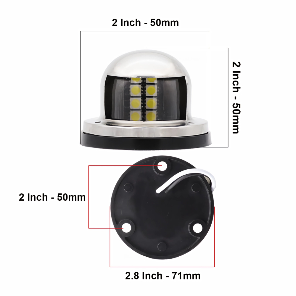 1 Set 12V LED Boat Lights Mari - Running Gear Boat 评论和价格