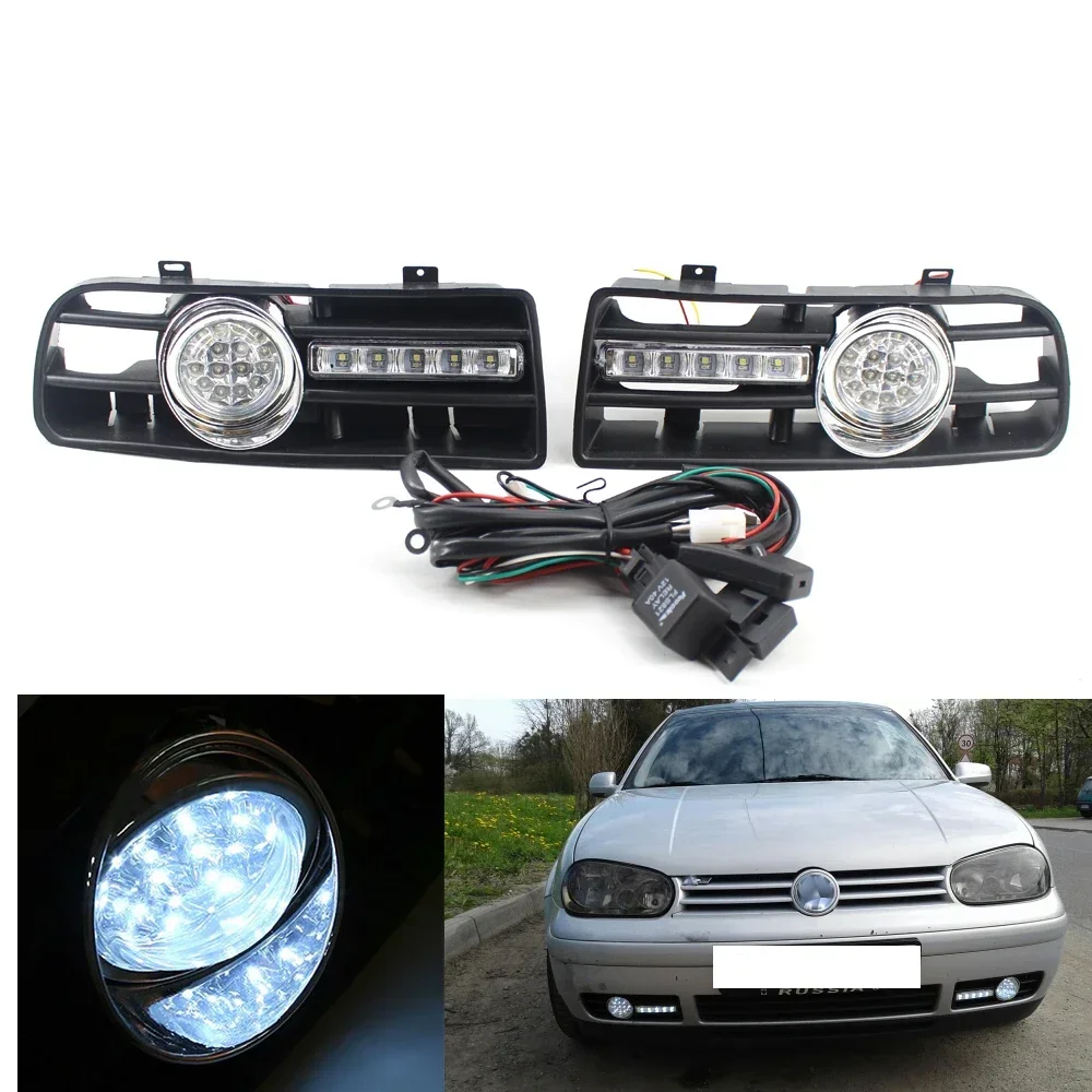 1 Pair Car Front Bumper Headli - Running Gear Accessories 评论和价格