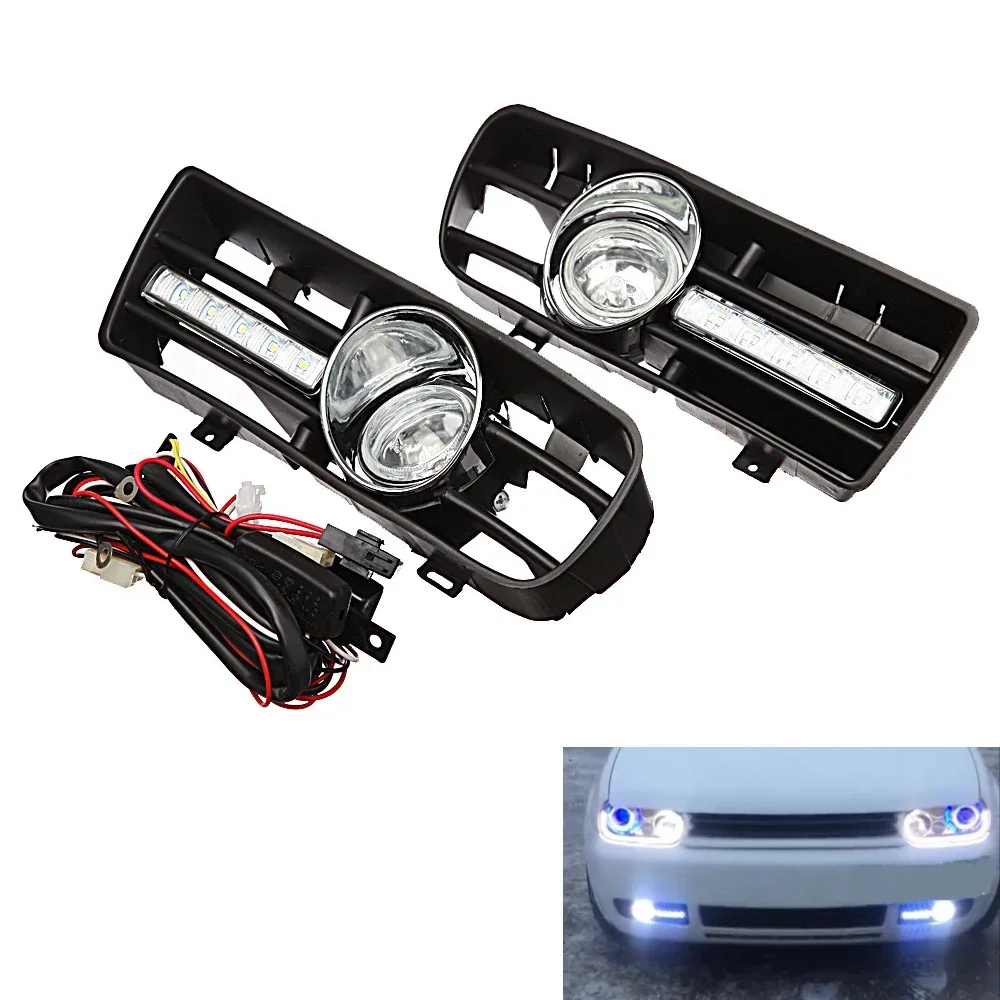 1 Pair Car Front Bumper Headli - Running Gear Accessories 评论和价格