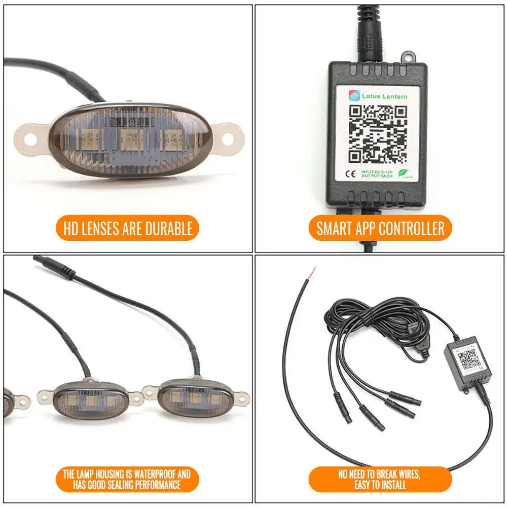 Led Car Front Grille Lighting  - Running Gear Accessories 评论和价格