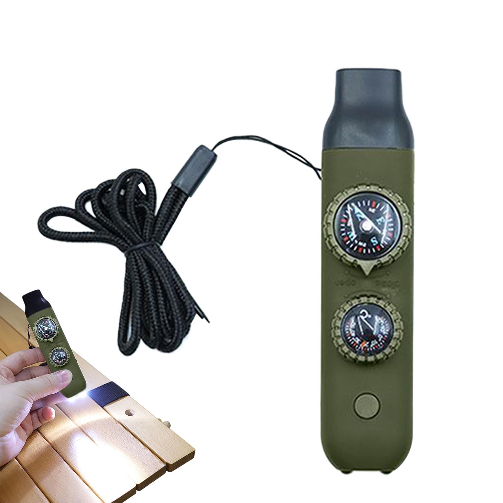 7-in-1 Survival Whistle with L - Running Gear Boat 评论和价格